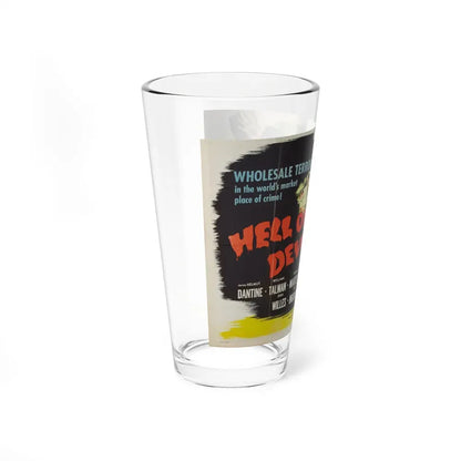 HELL ON DEVIL'S ISLAND 1957 Movie Poster - Pint Glass 16oz - Go Mug Yourself