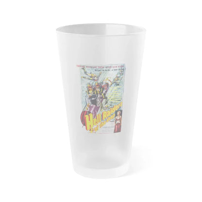 HELL RAIDERS OF THE DEEP 1953 Movie Poster - Frosted Pint Glass 16oz 16oz Frosted - Go Mug Yourself