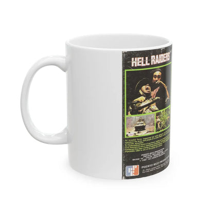 HELL RAIDERS (VHS COVER) - White Coffee Mug-Go Mug Yourself