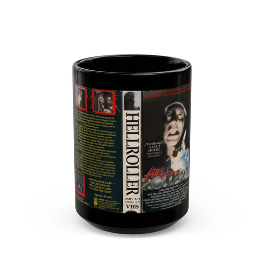 HELL ROLLER (VHS COVER) - Black Coffee Mug-15oz-Go Mug Yourself