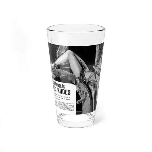 Hell's Wizard Demands Chained Nudes, Man's Story, September 1963 - Pint Glass 16oz 16oz - Go Mug Yourself