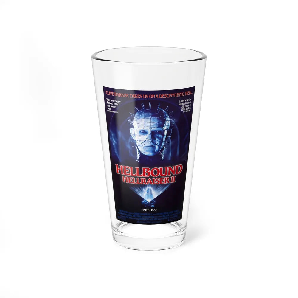 HELLBOUND - HELLRAISER II 1988 Movie Poster - Pint Glass 16oz-16oz-Go Mug Yourself