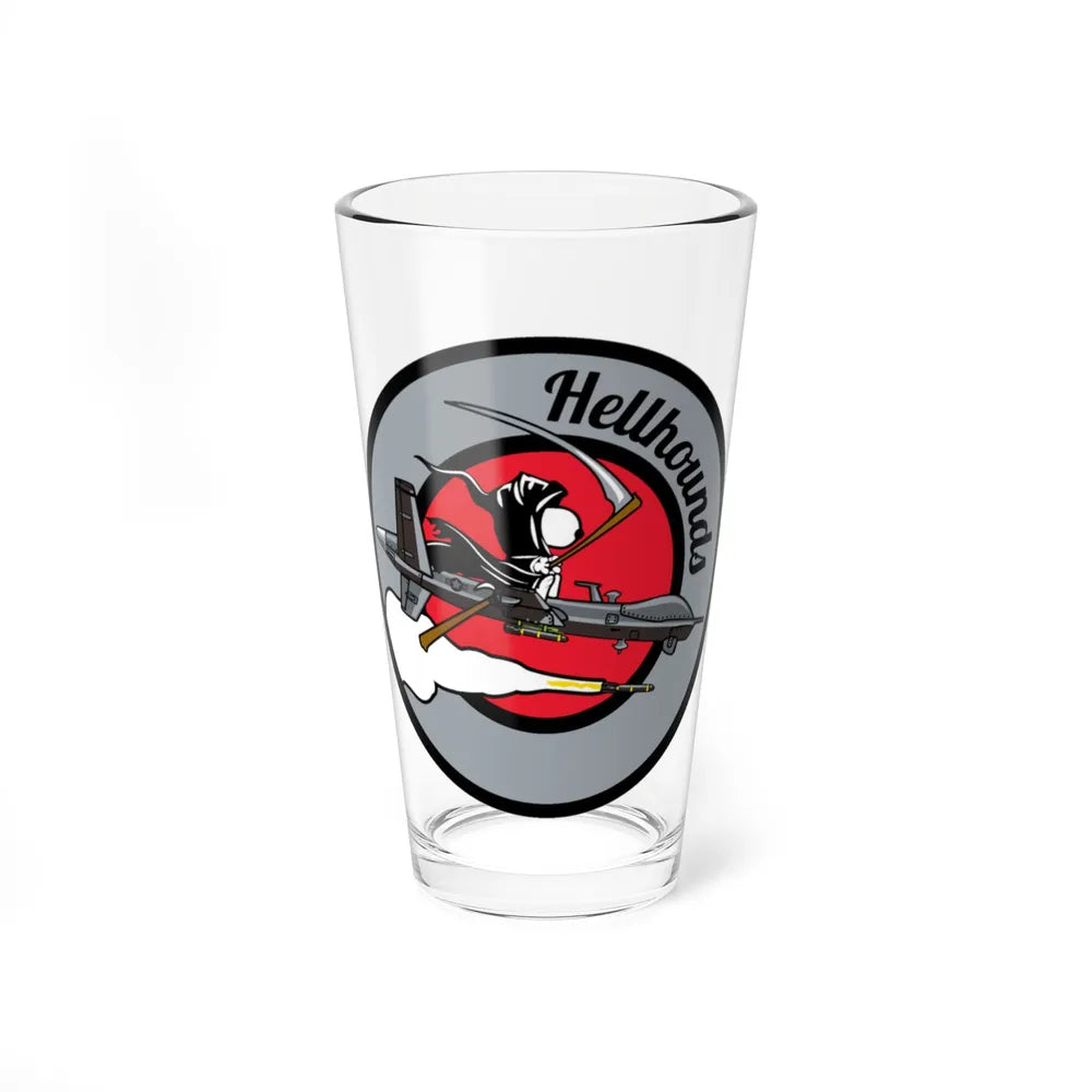 Hellbound Snoopy 20th ASq (U.S. Air Force) Pint Glass 16oz-16oz-Go Mug Yourself