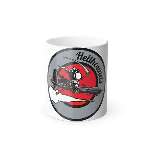 Hellbound Snoopy 20th ASq (U.S. Air Force) Color Changing Coffee Mug 11oz - Go Mug Yourself