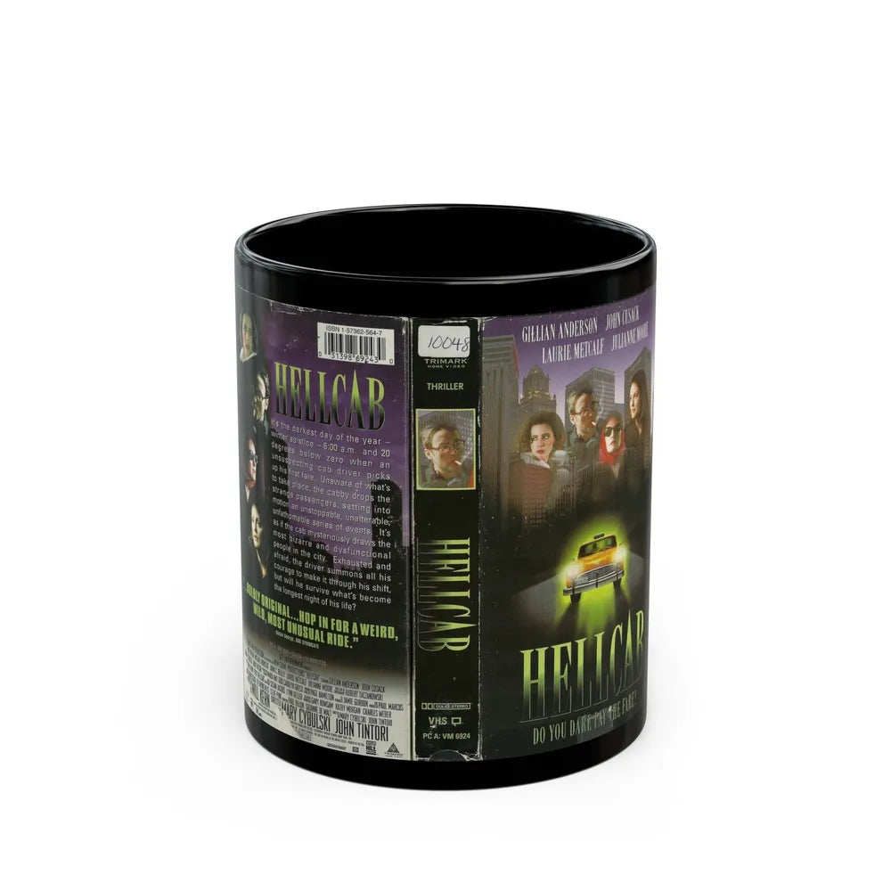 HELLCAB JOHN CUSACK GILLIAN ANDERSON (VHS COVER) - Black Coffee Mug-11oz-Go Mug Yourself