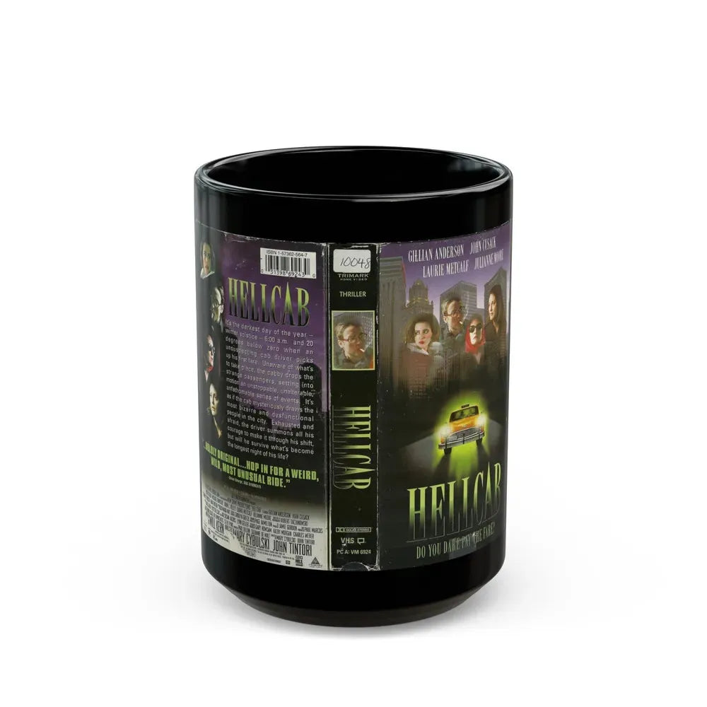 HELLCAB JOHN CUSACK GILLIAN ANDERSON (VHS COVER) - Black Coffee Mug 15oz - Go Mug Yourself