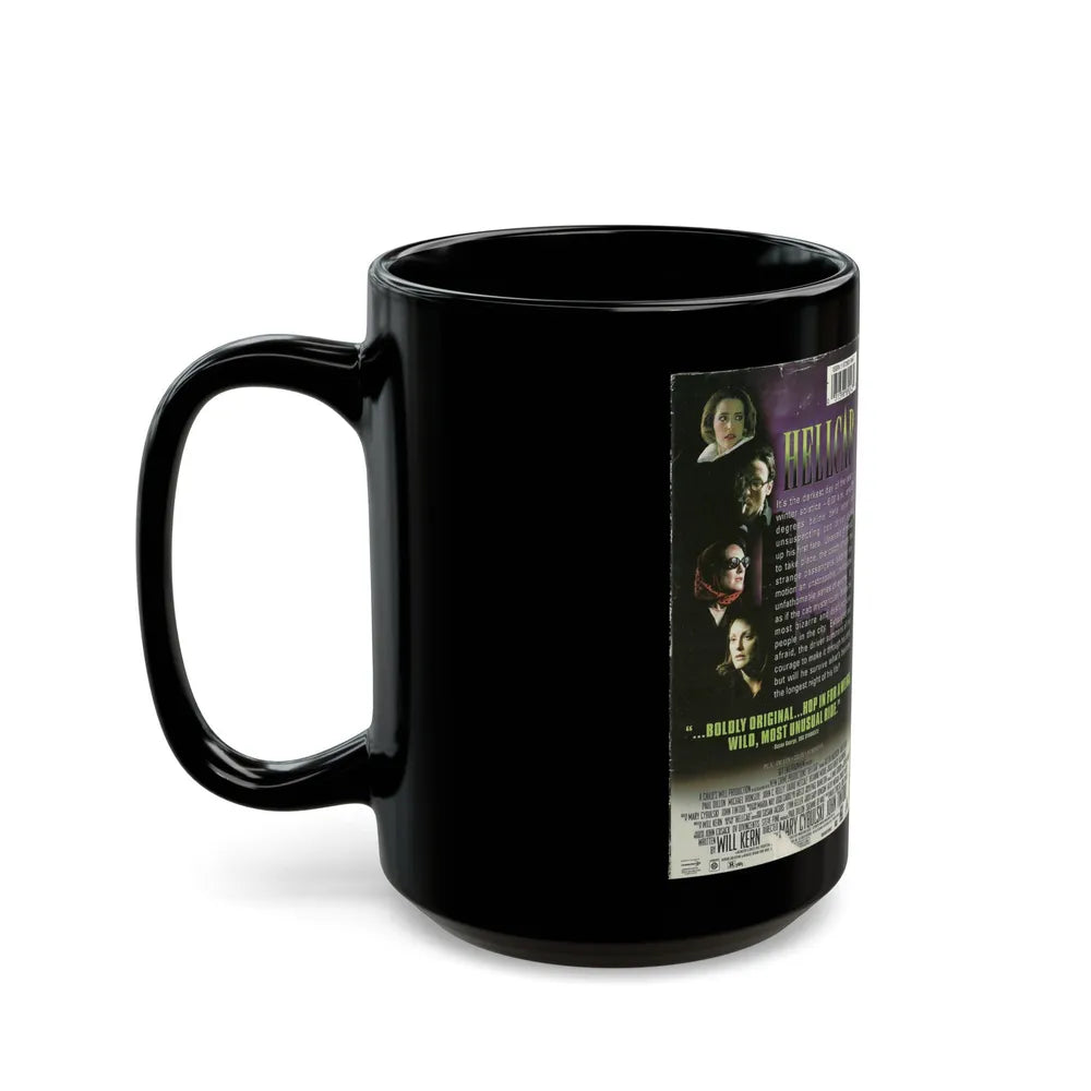 HELLCAB JOHN CUSACK GILLIAN ANDERSON (VHS COVER) - Black Coffee Mug-Go Mug Yourself