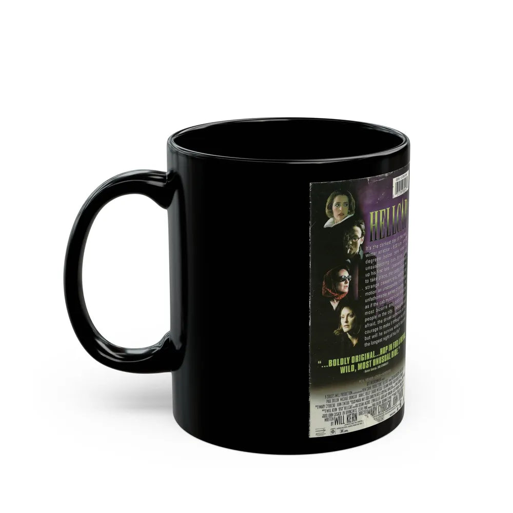 HELLCAB JOHN CUSACK GILLIAN ANDERSON (VHS COVER) - Black Coffee Mug-Go Mug Yourself