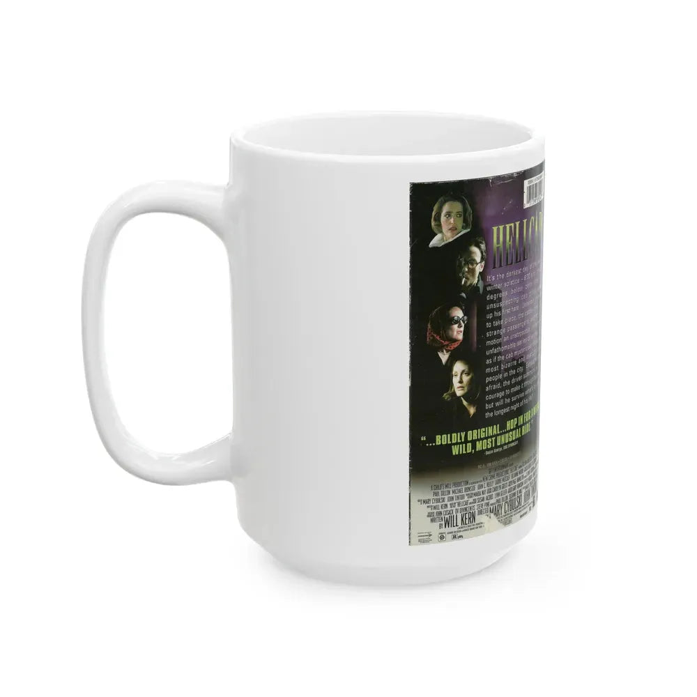 HELLCAB JOHN CUSACK GILLIAN ANDERSON (VHS COVER) - White Coffee Mug - Go Mug Yourself