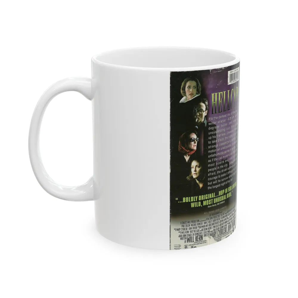 HELLCAB JOHN CUSACK GILLIAN ANDERSON (VHS COVER) - White Coffee Mug-Go Mug Yourself