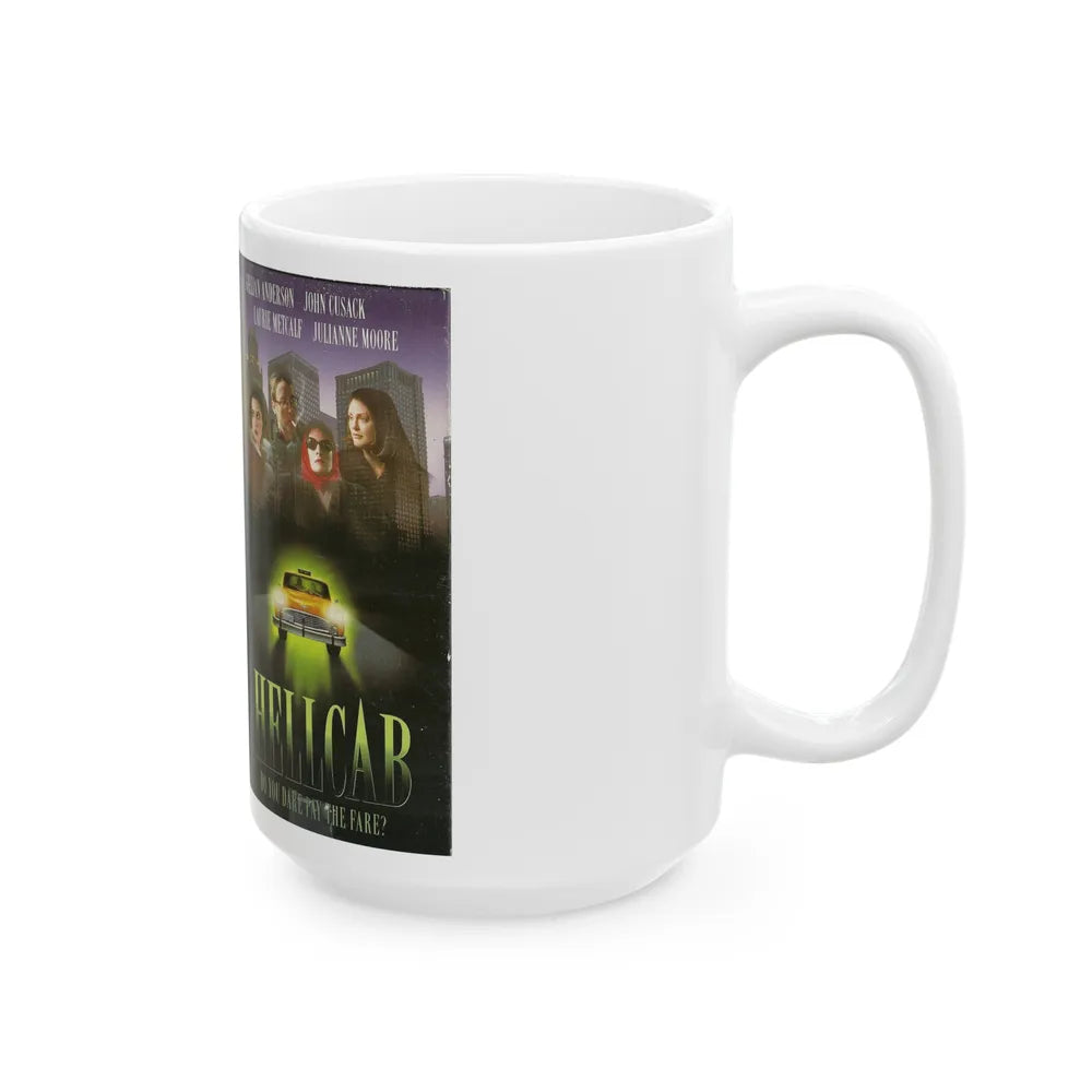 HELLCAB JOHN CUSACK GILLIAN ANDERSON (VHS COVER) - White Coffee Mug-Go Mug Yourself