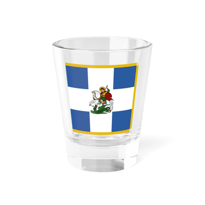 Hellenic Army War Flag 1930 (Greece) Shot Glass 1.5oz 1.5oz - Go Mug Yourself