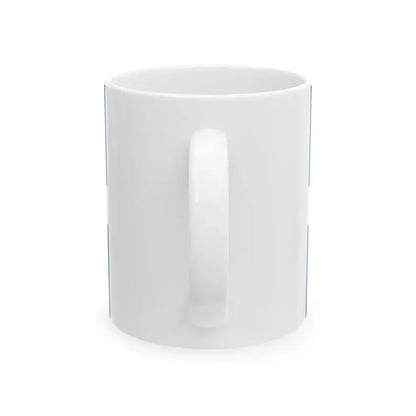 Hellenic civil air ensign (Greece) White Coffee Mug - Go Mug Yourself
