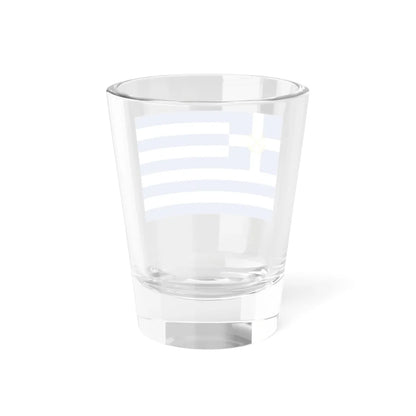 Hellenic Coast Guard Flag 1973-1980 (Greece) Shot Glass 1.5oz - Go Mug Yourself
