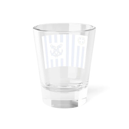 Hellenic Coast Guard House Flag (Greece) Shot Glass 1.5oz - Go Mug Yourself