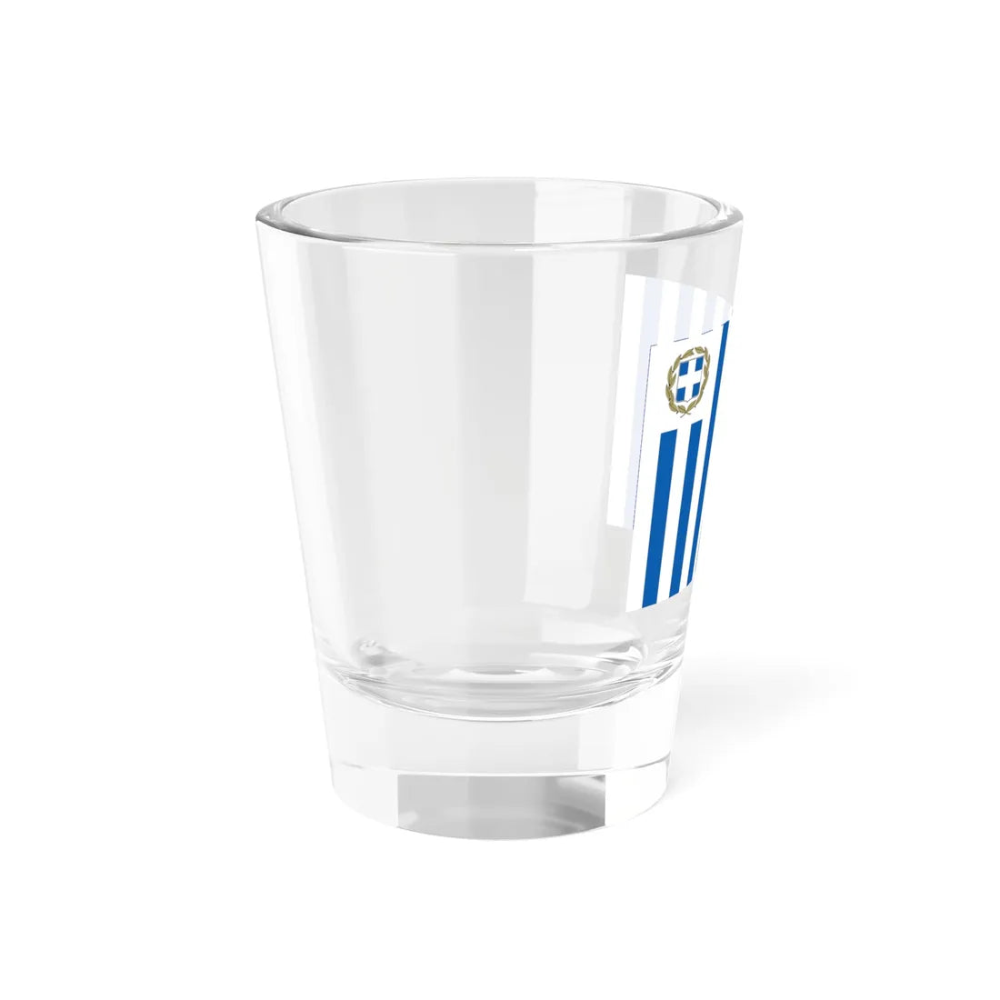 Hellenic Coast Guard House Flag (Greece) Shot Glass 1.5oz - Go Mug Yourself