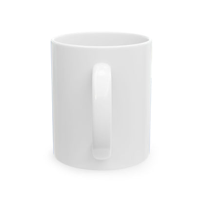 Hellenic Coast Guard House Flag (Greece) White Coffee Mug-Go Mug Yourself