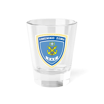 Hellenic Coast Guard Logo (Greece) (Coat of Arms) Shot Glass 1.5oz 1.5oz - Go Mug Yourself