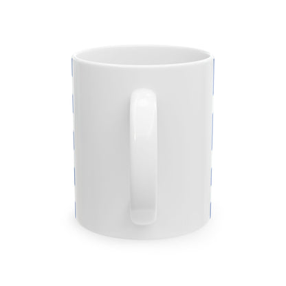 Hellenic Naval Ensign 1935 (Greece) White Coffee Mug-Go Mug Yourself