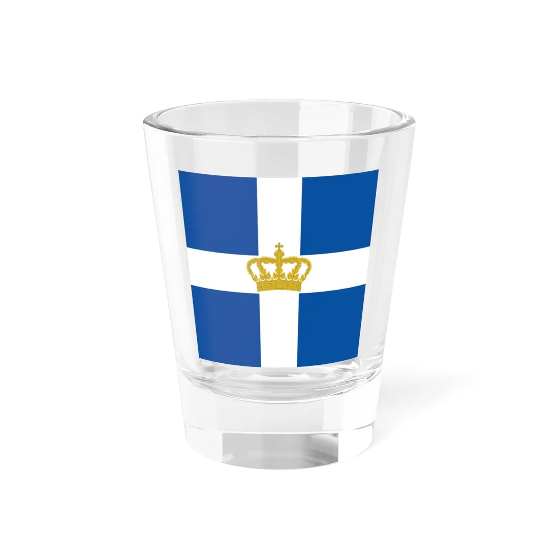 Hellenic Naval Jack 1935 (Greece) Shot Glass 1.5oz 1.5oz - Go Mug Yourself