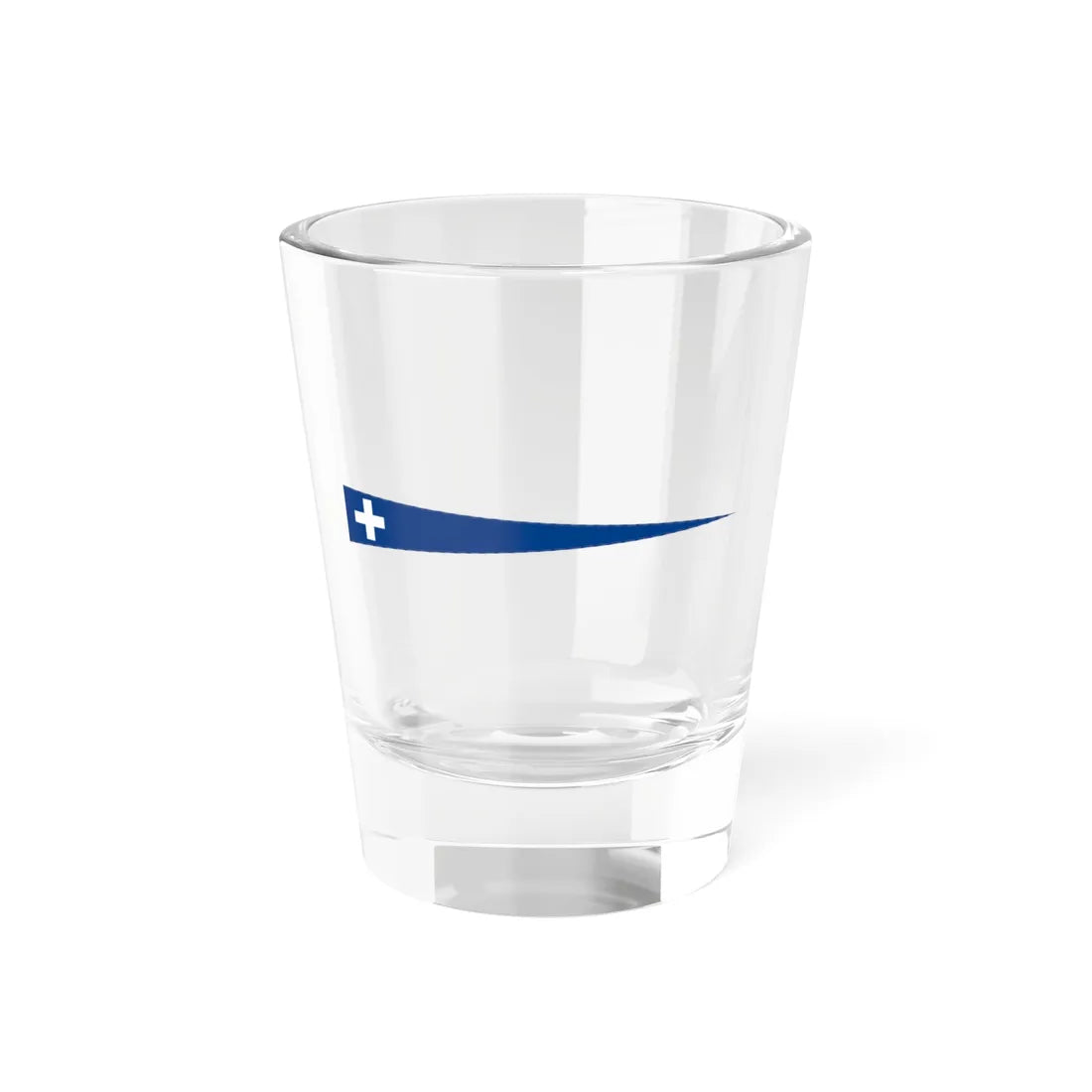 Hellenic Navy Masthead pennant (Greece) Shot Glass 1.5oz 1.5oz - Go Mug Yourself