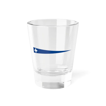 Hellenic Navy Masthead pennant (Greece) Shot Glass 1.5oz 1.5oz - Go Mug Yourself