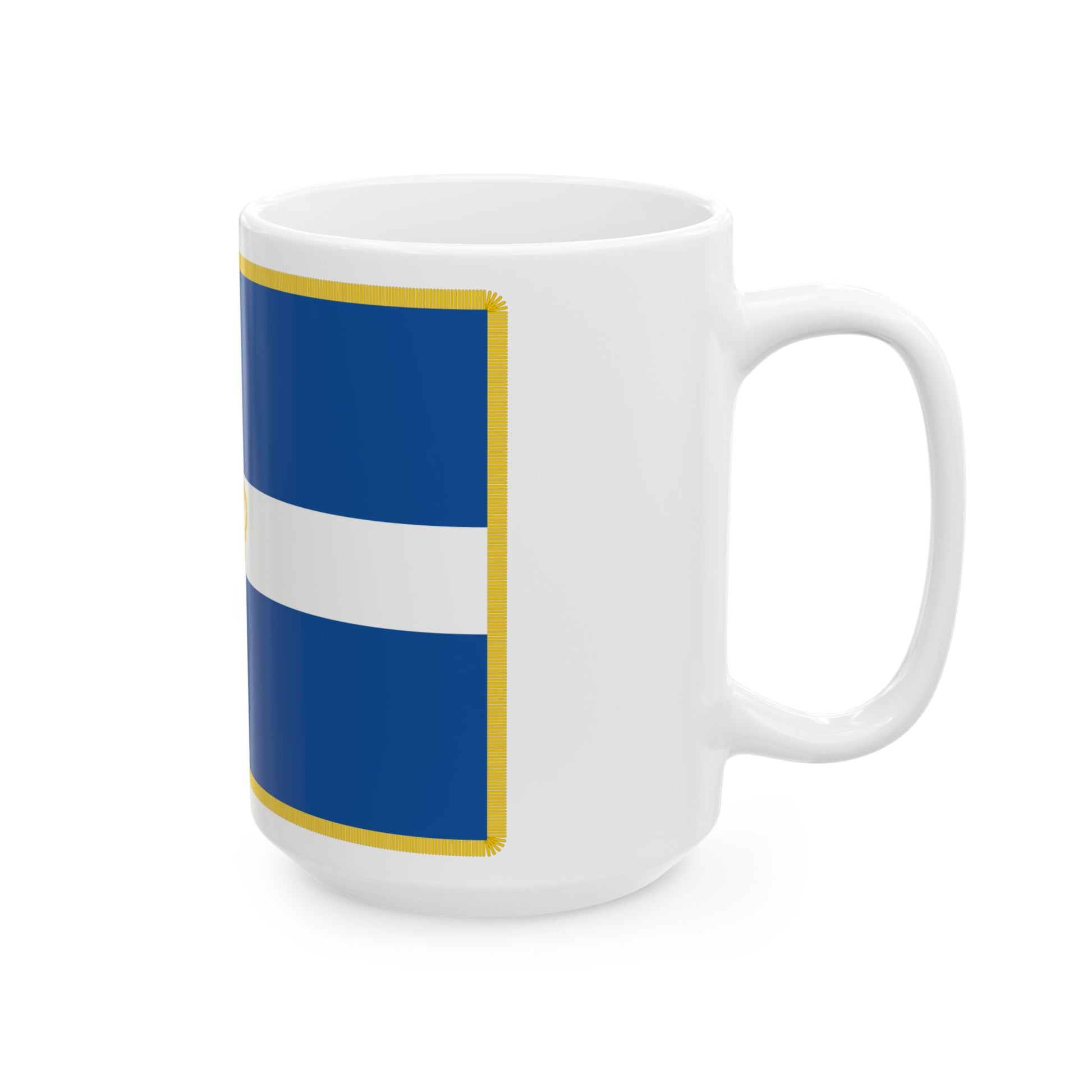 Hellenic Royal Flag 1935 (Greece) White Coffee Mug-Go Mug Yourself