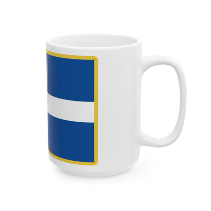 Hellenic Royal Flag 1935 (Greece) White Coffee Mug-Go Mug Yourself