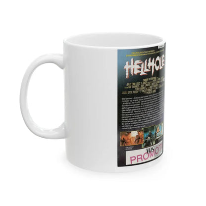 HELLHOLE CANNON (VHS COVER) - White Coffee Mug - Go Mug Yourself