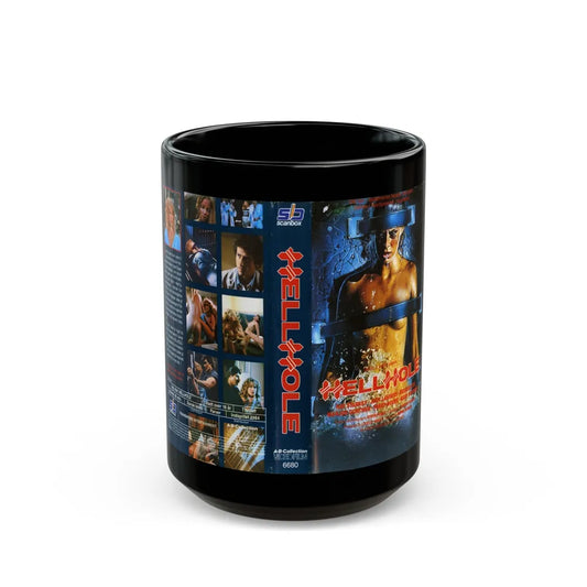 HELLHOLE DANISH (VHS COVER) - Black Coffee Mug-15oz-Go Mug Yourself