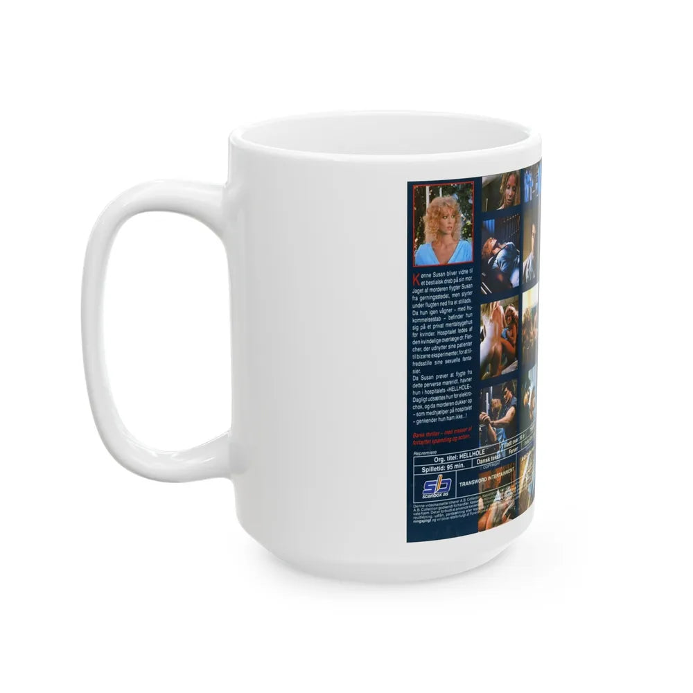 HELLHOLE DANISH (VHS COVER) - White Coffee Mug-Go Mug Yourself