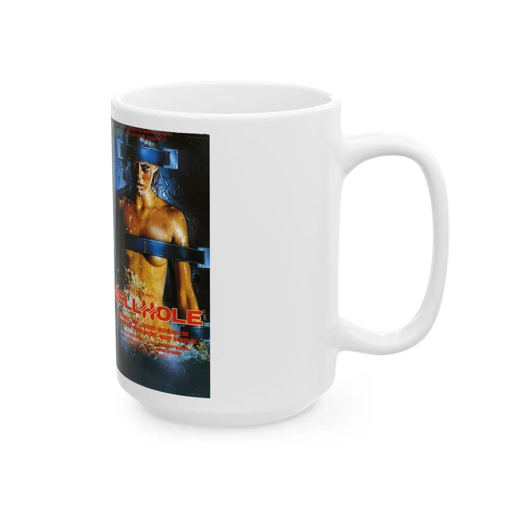 HELLHOLE DANISH (VHS COVER) - White Coffee Mug-Go Mug Yourself