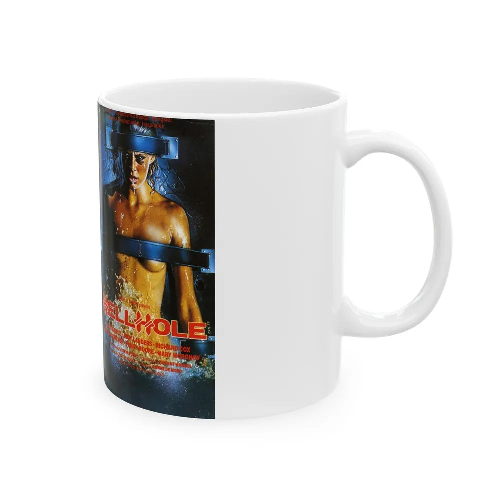 HELLHOLE DANISH (VHS COVER) - White Coffee Mug-Go Mug Yourself