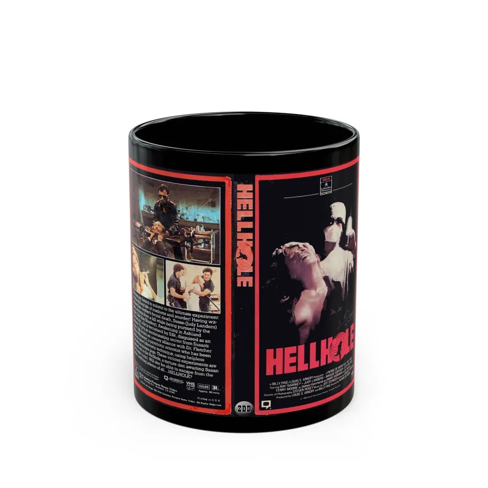 HELLHOLE (VHS COVER) - Black Coffee Mug-11oz-Go Mug Yourself