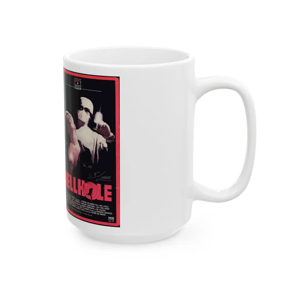 HELLHOLE (VHS COVER) - White Coffee Mug-Go Mug Yourself