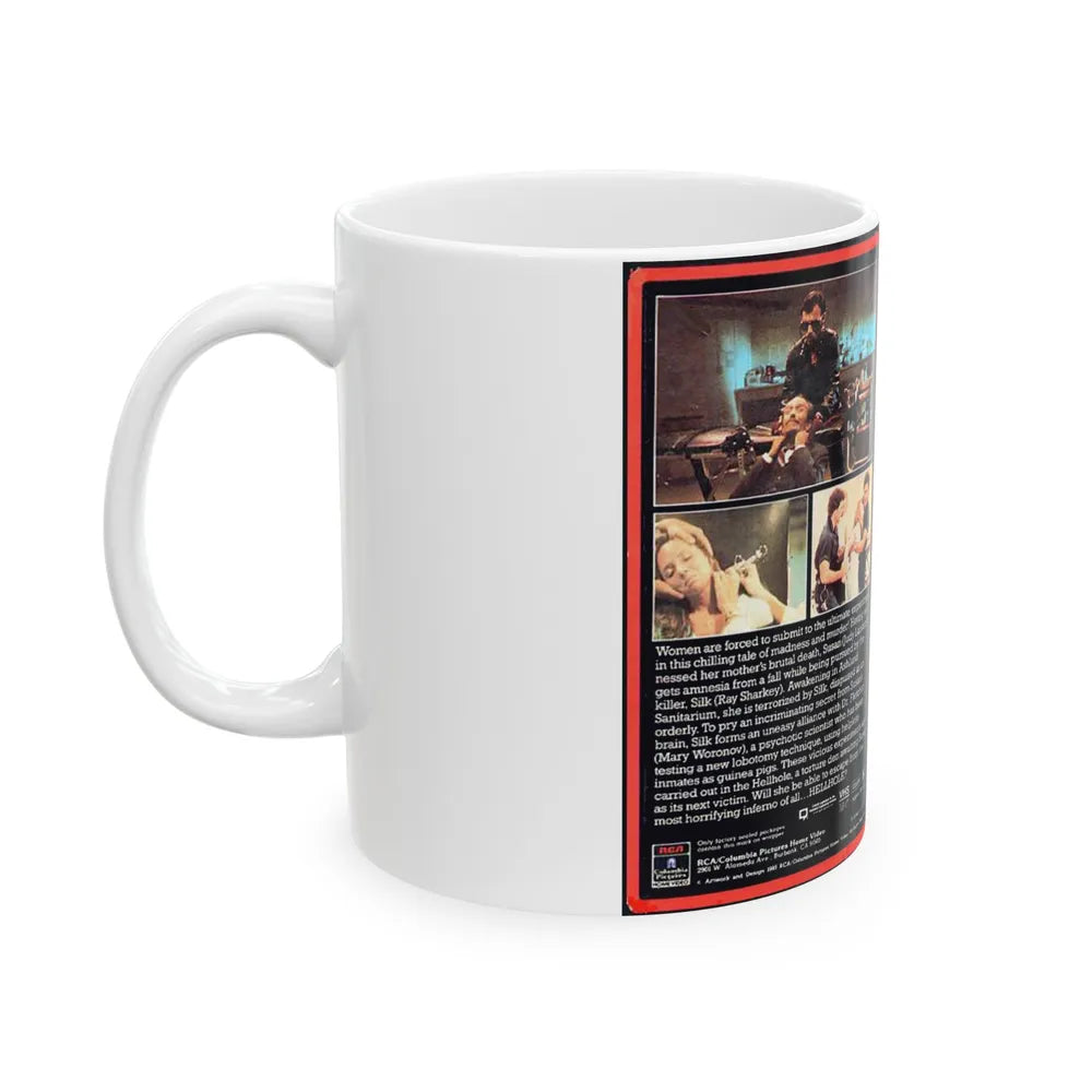 HELLHOLE (VHS COVER) - White Coffee Mug-Go Mug Yourself