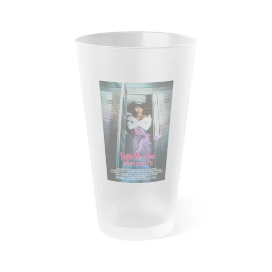 HELLO MARY LOU PROM NIGHT II 1987 Movie Poster - Frosted Pint Glass 16oz 16oz Frosted - Go Mug Yourself