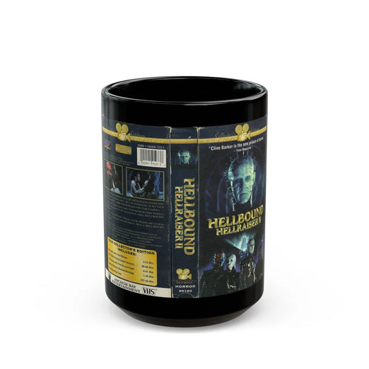 HELLRAISER 2 HELLBOUND (VHS COVER) - Black Coffee Mug-15oz-Go Mug Yourself