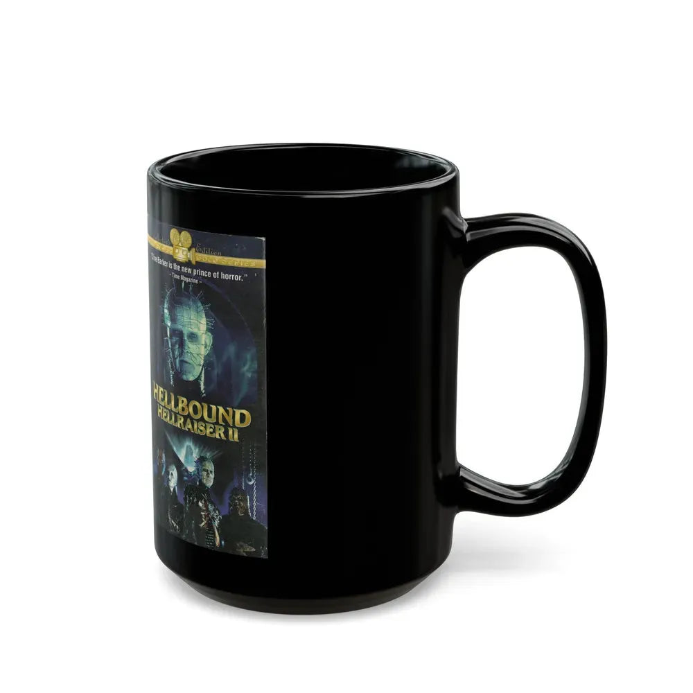 HELLRAISER 2 HELLBOUND (VHS COVER) - Black Coffee Mug - Go Mug Yourself