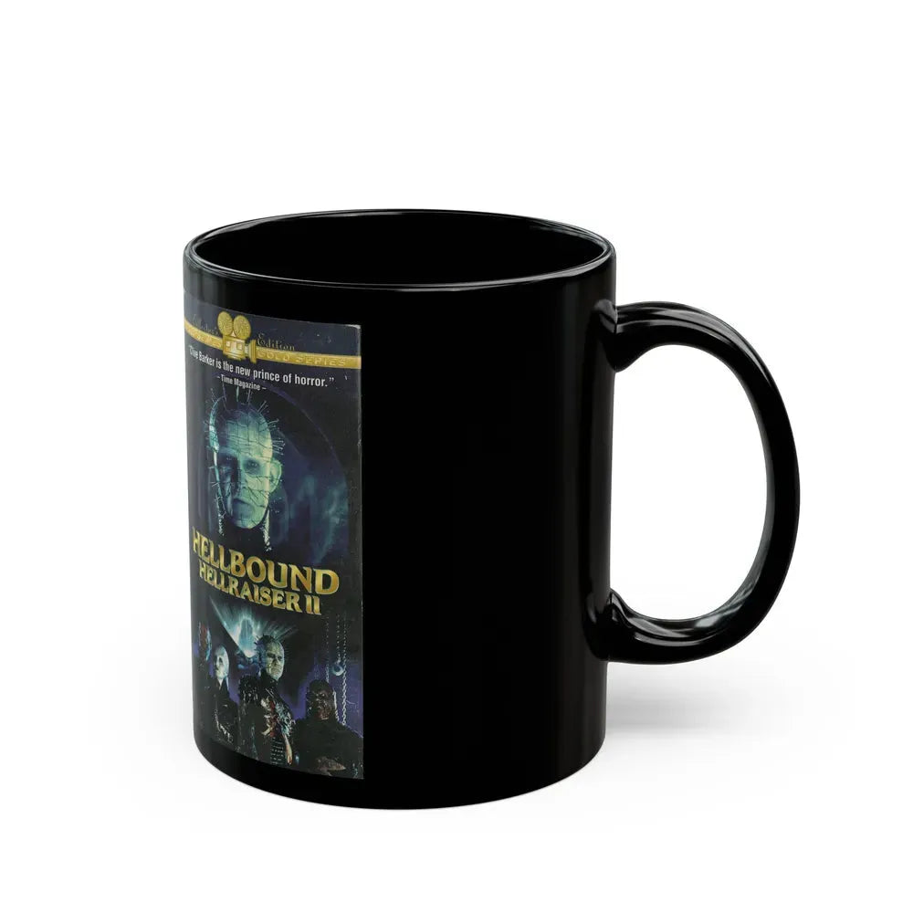 HELLRAISER 2 HELLBOUND (VHS COVER) - Black Coffee Mug - Go Mug Yourself