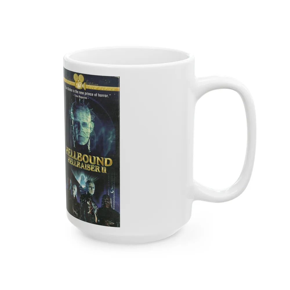 HELLRAISER 2 HELLBOUND (VHS COVER) - White Coffee Mug-Go Mug Yourself