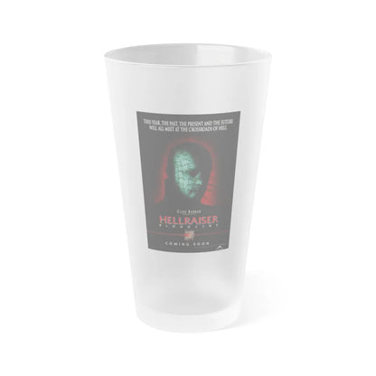 HELLRAISER 4 BLOODLINE 1996 Movie Poster - Frosted Pint Glass 16oz-16oz-Frosted-Go Mug Yourself