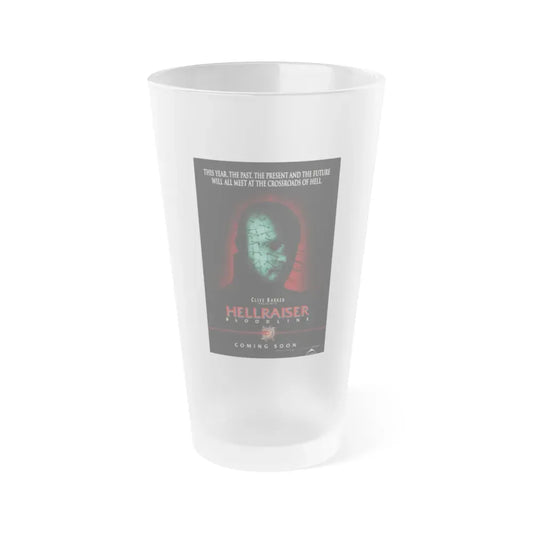 HELLRAISER 4 BLOODLINE 1996 Movie Poster - Frosted Pint Glass 16oz 16oz Frosted - Go Mug Yourself