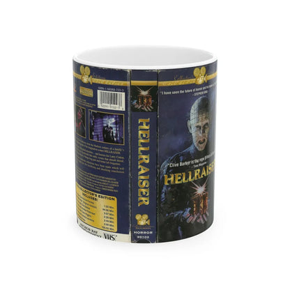 HELLRAISER (VHS COVER) - White Coffee Mug-11oz-Go Mug Yourself