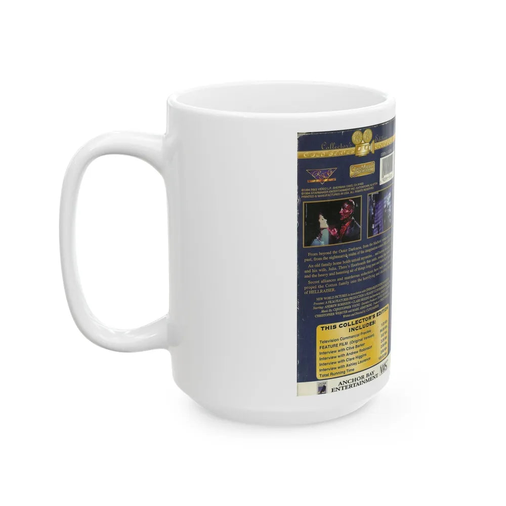 HELLRAISER (VHS COVER) - White Coffee Mug-Go Mug Yourself