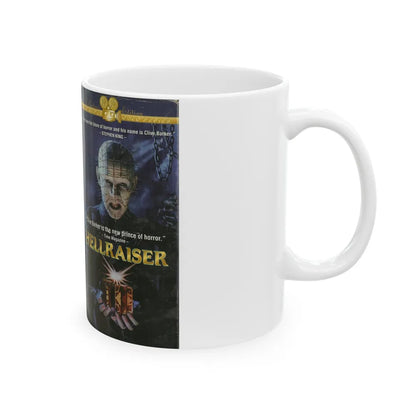 HELLRAISER (VHS COVER) - White Coffee Mug-Go Mug Yourself