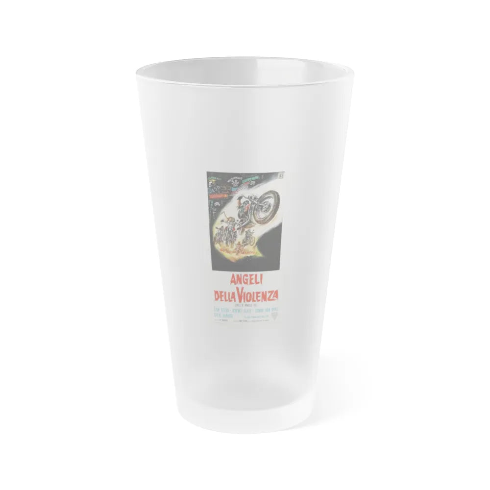 HELL'S ANGELS '69 (ITALIAN) 1969 Movie Poster - Frosted Pint Glass 16oz-16oz-Frosted-Go Mug Yourself