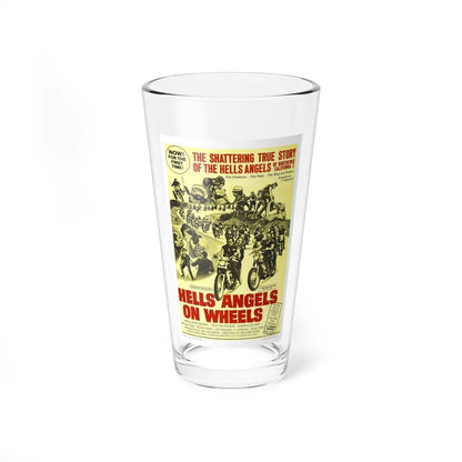 HELLS ANGELS ON WHEELS 1967 Movie Poster - Pint Glass 16oz-16oz-Go Mug Yourself