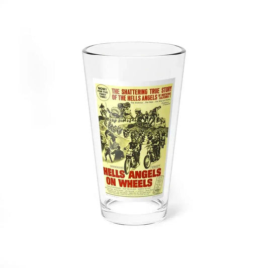 HELLS ANGELS ON WHEELS 1967 Movie Poster - Pint Glass 16oz 16oz - Go Mug Yourself