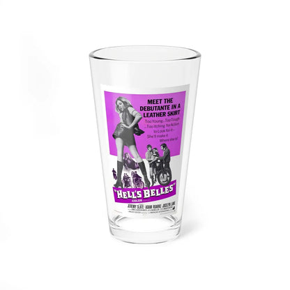 HELL'S BELLES 1969 Movie Poster - Pint Glass 16oz-16oz-Go Mug Yourself